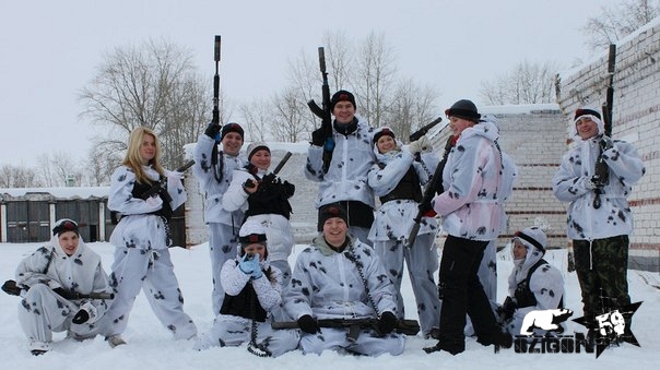 Мы приобрели белые маскхалаты!